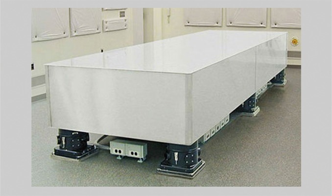 Extra thick optical bench.