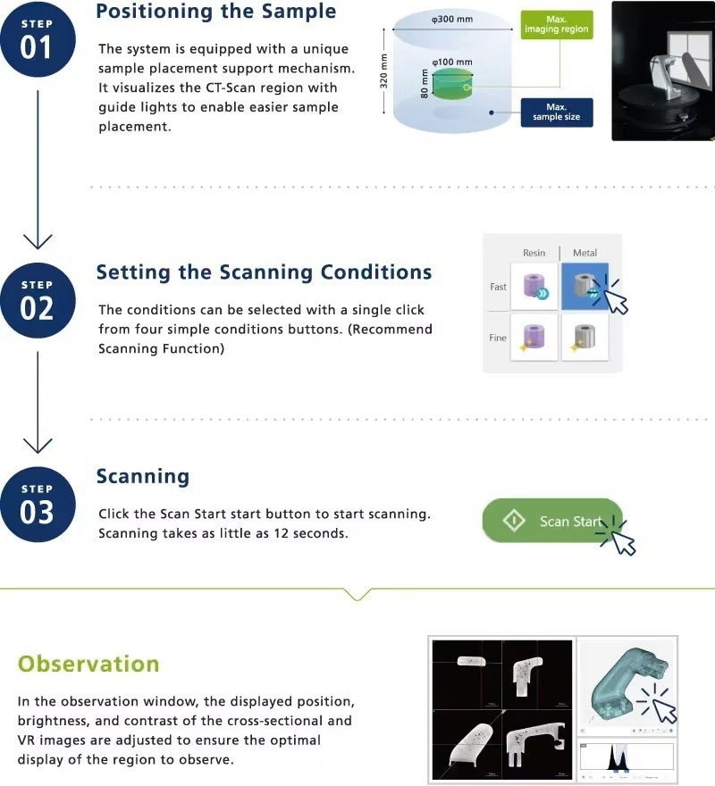 XSeeker 8000: benchtop X-Ray computed tomography system