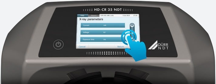 Portable High-Resolution CR Scanner