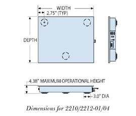 2210 Series BenchMate - Vibration-Free Platform with Passive-Air Design