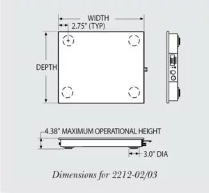 2212 Series Active-Air BenchMate - Self-Leveling Vibration-Free Platforms