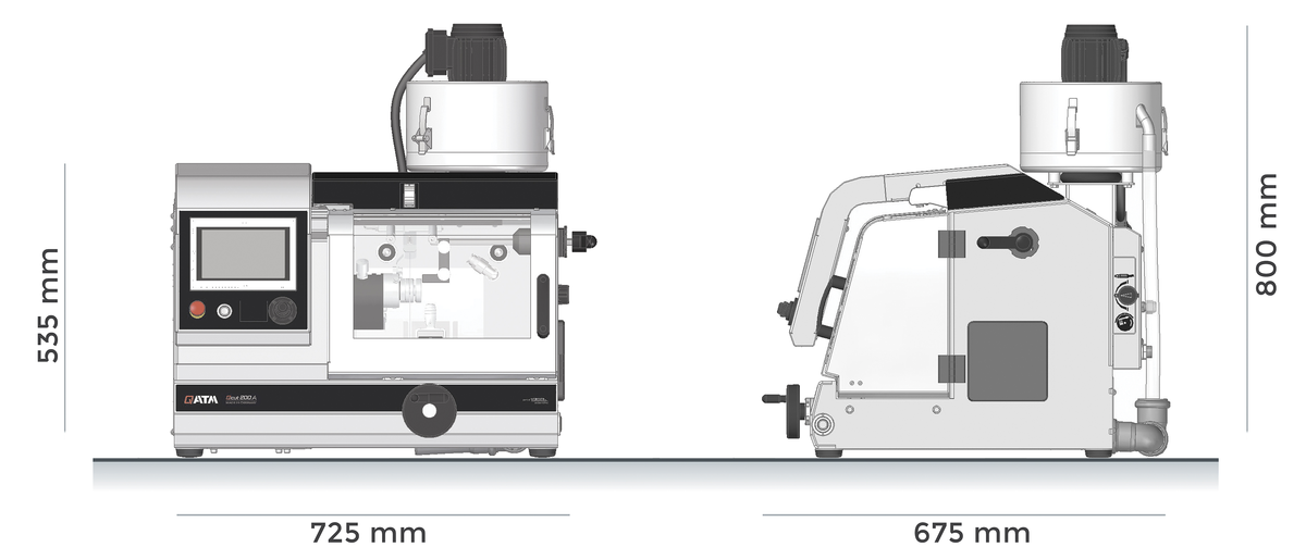 Precision Cut-Off Machine: Qcut 200 A
