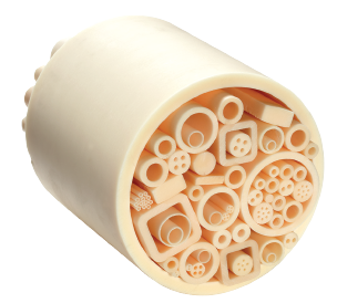 Tubes, rods, and capillaries for high-temperature applications.
