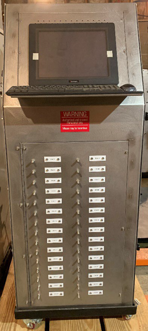 Hydrostatic Testing with RTU (Remote Terminal Unit) Touchscreen Control