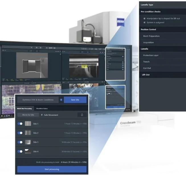 Automated Sample Prep with ZEISS Crossbeam 550 Samplefab