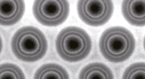 Planview Image of 3D NAND Flash Memory.