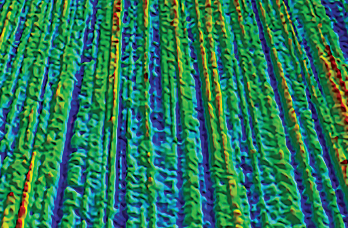 Sub-micron roughness