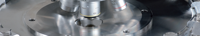 DHM-R measuring through a glass window.