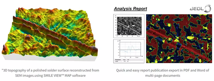 SMILE VIEW™ Map for SEM Data Imaging