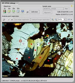 Polarized light OM image: Mag. x50