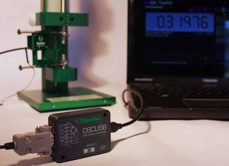 Model DSCUSB with included software for data display and capture.