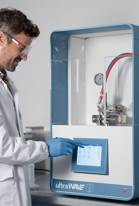 The ultraWAVE 2 eco: Efficient microwave digestion for elemental analysis workflows