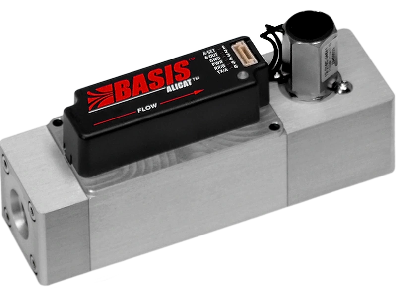 Product image of the BASIS™ Series Small Flow Controllers Using MEMS Thermal Technology