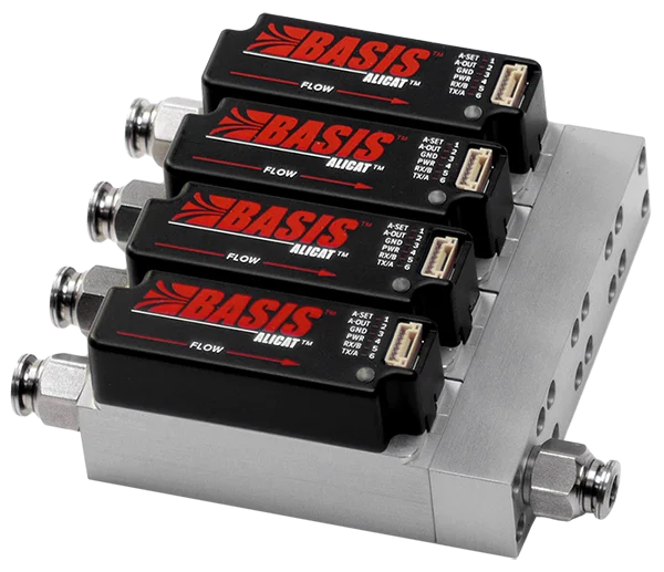 Product image of the BASIS™ Series Small Flow Controllers Using MEMS Thermal Technology