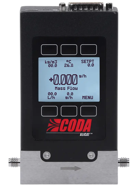 Product image of the CODA™ Low Flow Coriolis Mass Flow Meter Systems by Alicat