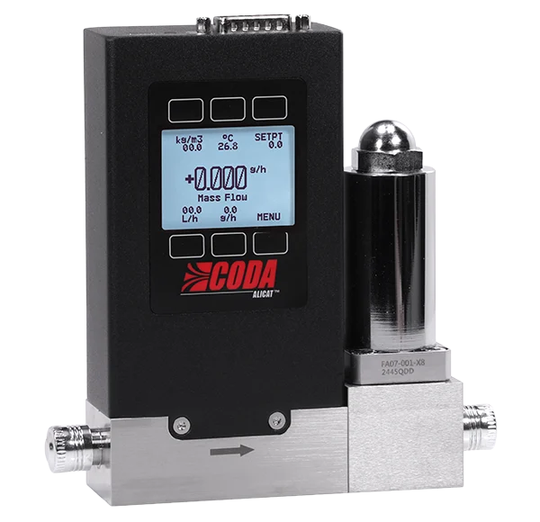 The CODA KC Series Coriolis Mass Flow Controller for Low Flow Use