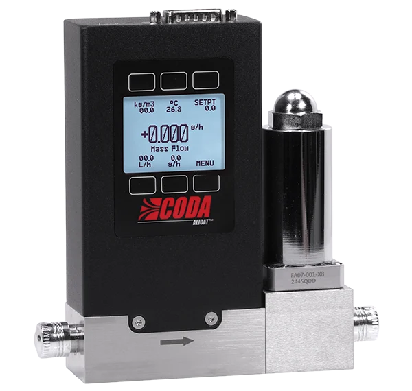 The CODA KC Series Coriolis Mass Flow Controller for Low Flow Use