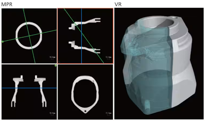 The inspeXio 7000 product image showing VR display.