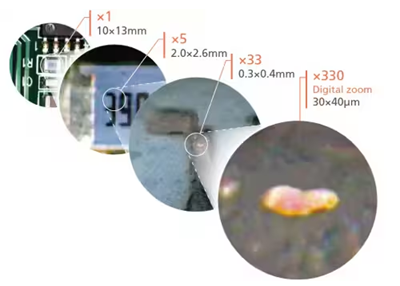 Golden object on a metal plate