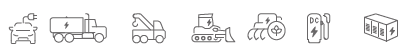 The applications include automotives and vehicle charging.