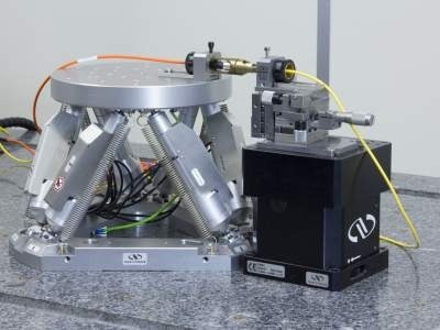 Hexapods can be used in optical fiber or device alignment applictions.