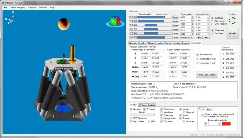 Visualization of the HexViz software