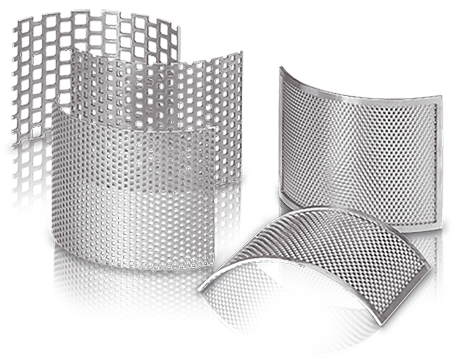 Bottom sieves with trapezoidal or square perforations