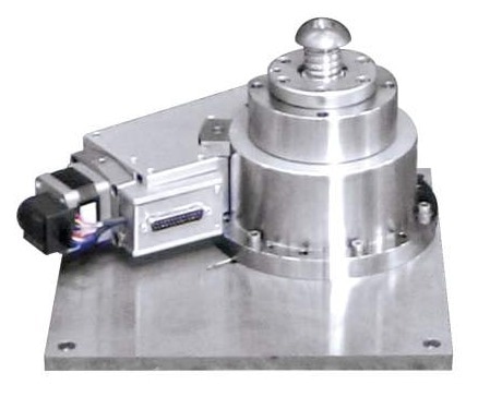 Vertical actuator with 250 kg load capacity and V6 preparation, using an RV120 rotary stage and lead screw