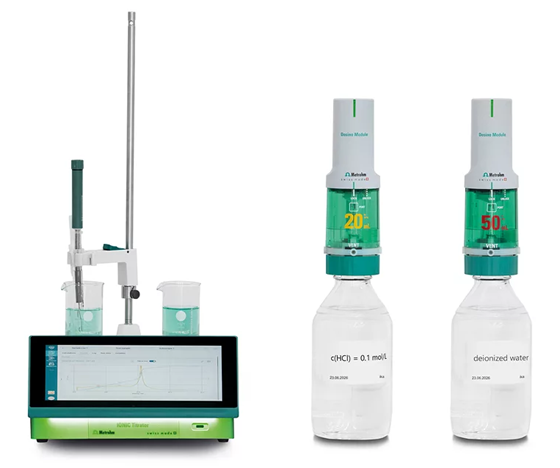 IONIC Titrator with 2 Magnetic Stirrers