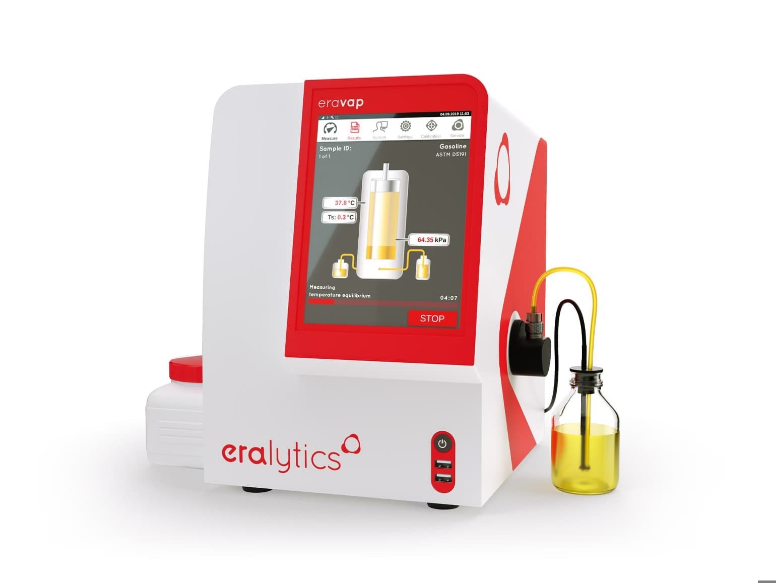 Vapor pressure testing for all types of liquids