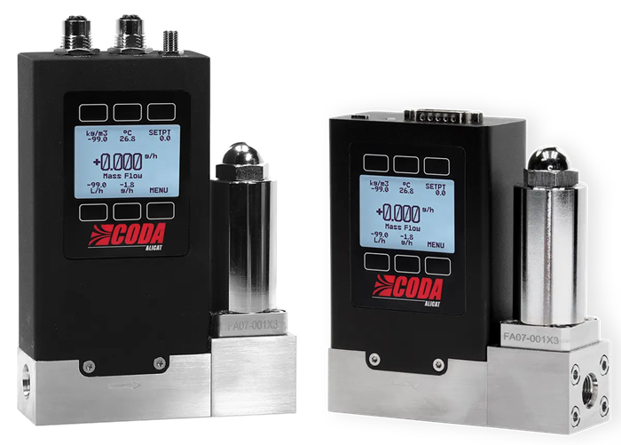 The CODA KC Series Coriolis Mass Flow Controller for Low Flow Use