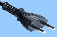 The Euro Plug Cord Set - 2.5 Amp (Part No.: 86234030)