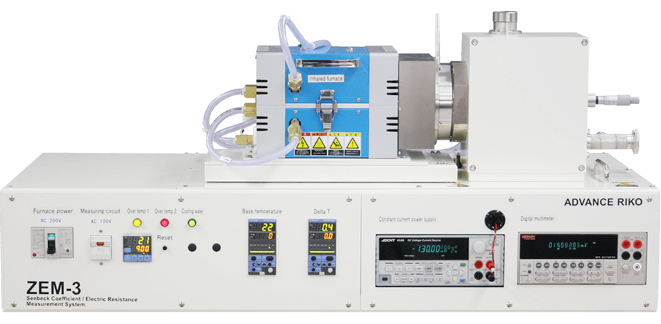 ZEM-3 Series: Seebeck Coefficient and Electric Resistance Measurement System