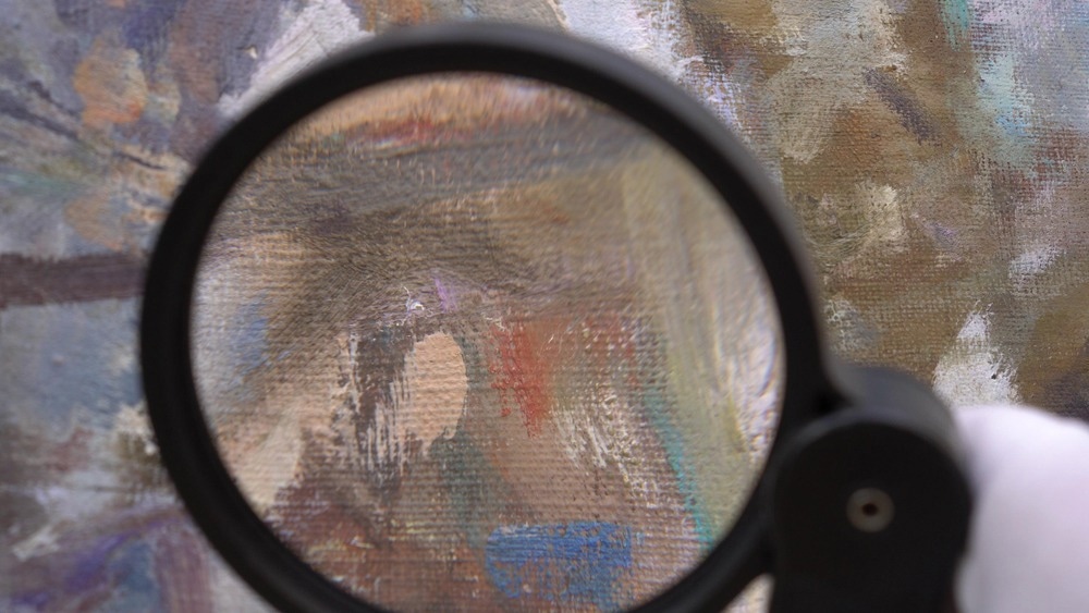 In the past, restoration of paintings and other old artwork often involved application of coatings such as acrylic resins to consolidate and protect them.