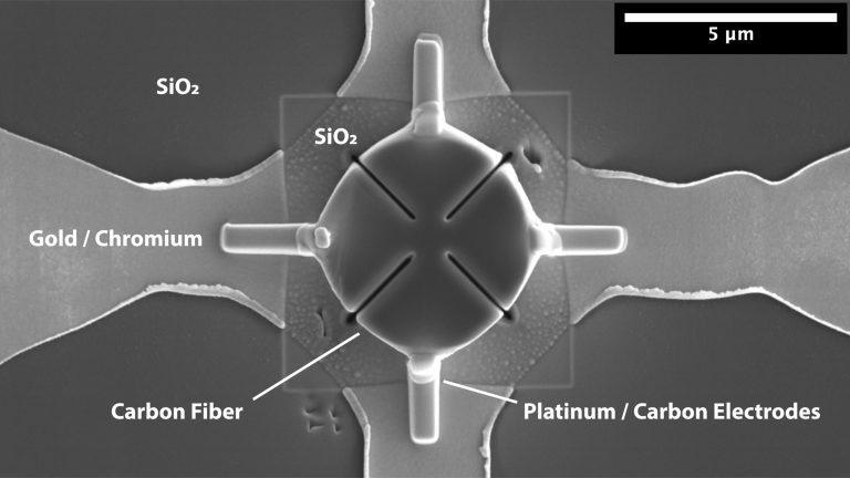 Researchers Measure Transverse Electrical Resistivity of Single Carbon Fiber.