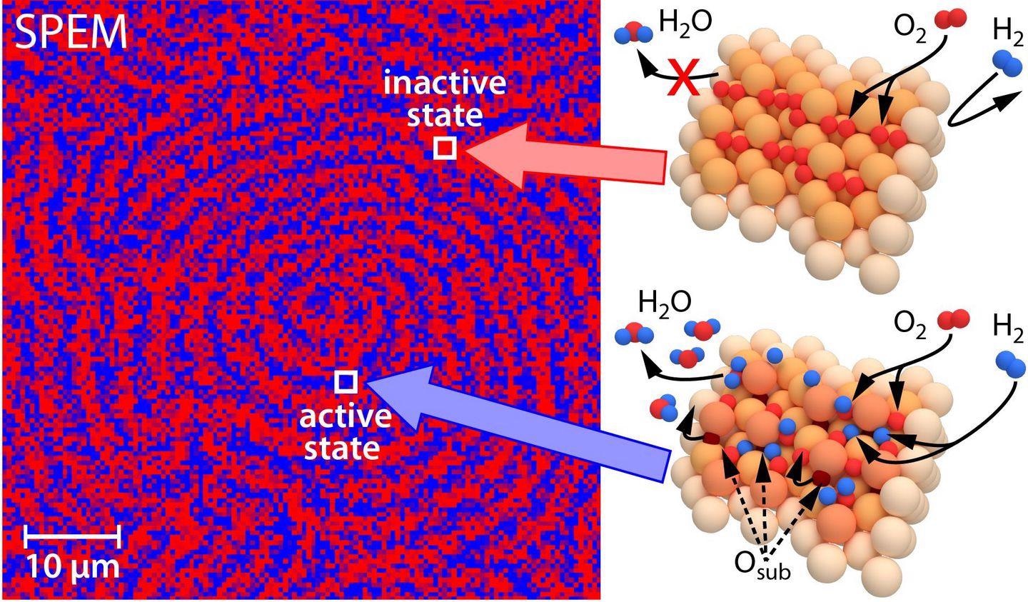 Surprising Discovery Reveals Catalysts in Two Different States at the Same Time.