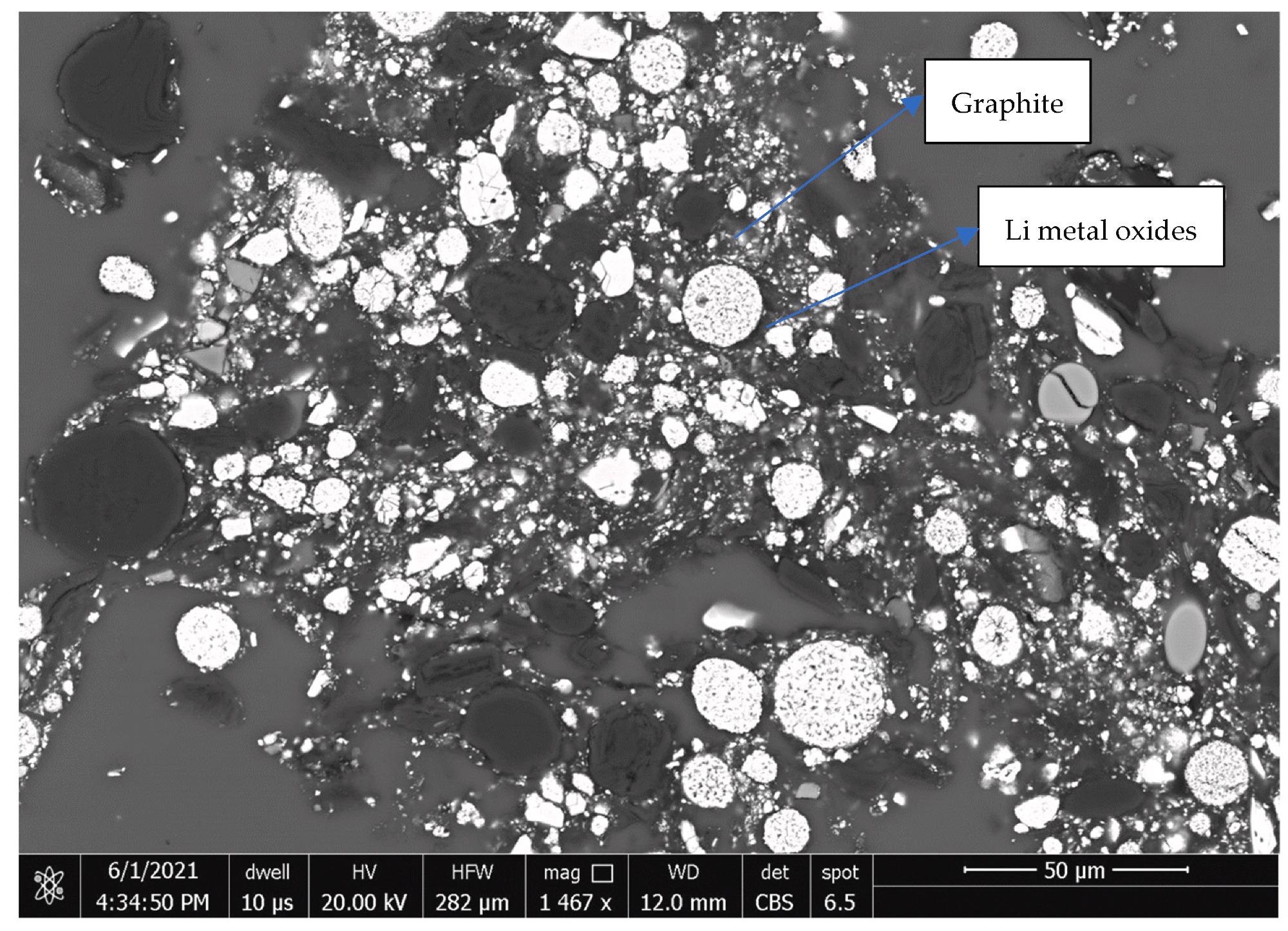 Back-scattered electron image of the fine fraction -0.25 mm.