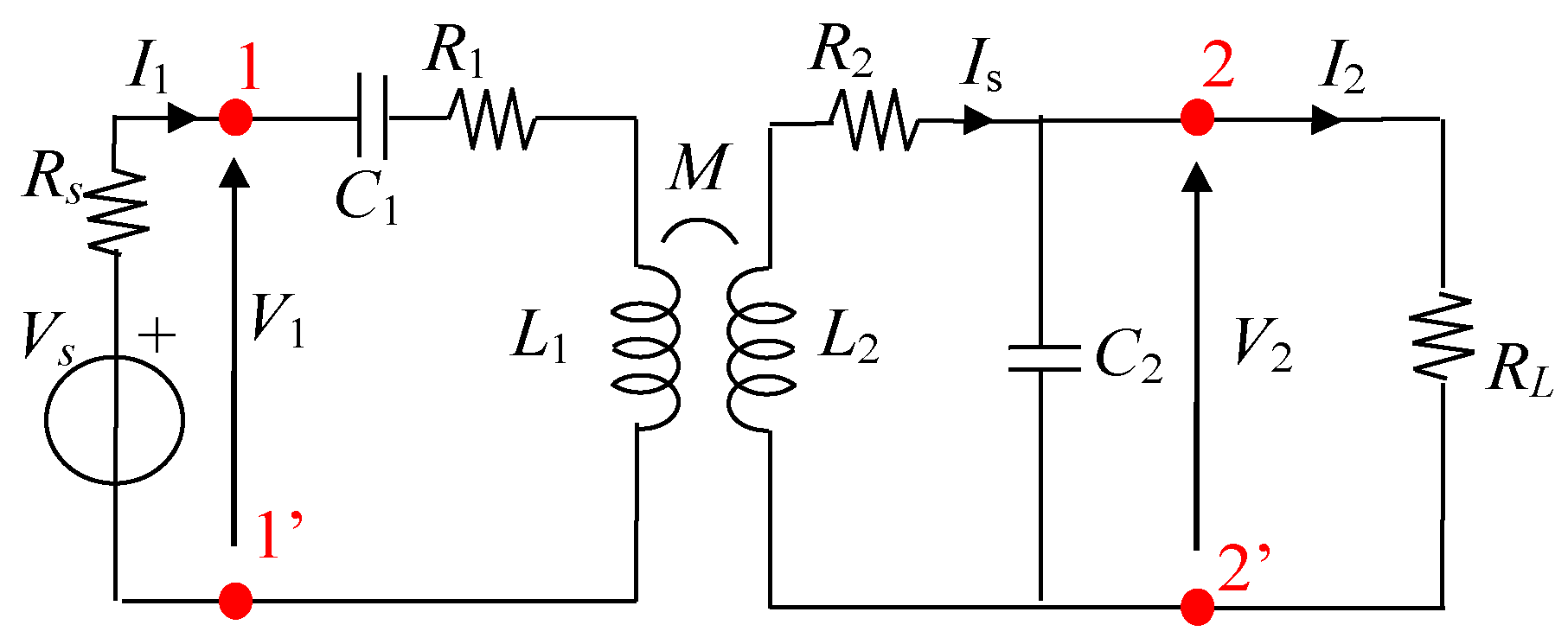 Simplified equivalent circuit of a WPT system with SP compensation.