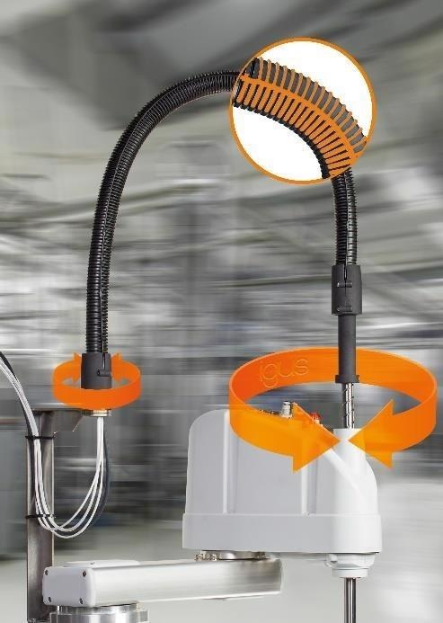 New Igus Cable Solution For SCARA Robots Prevents Cable Damage