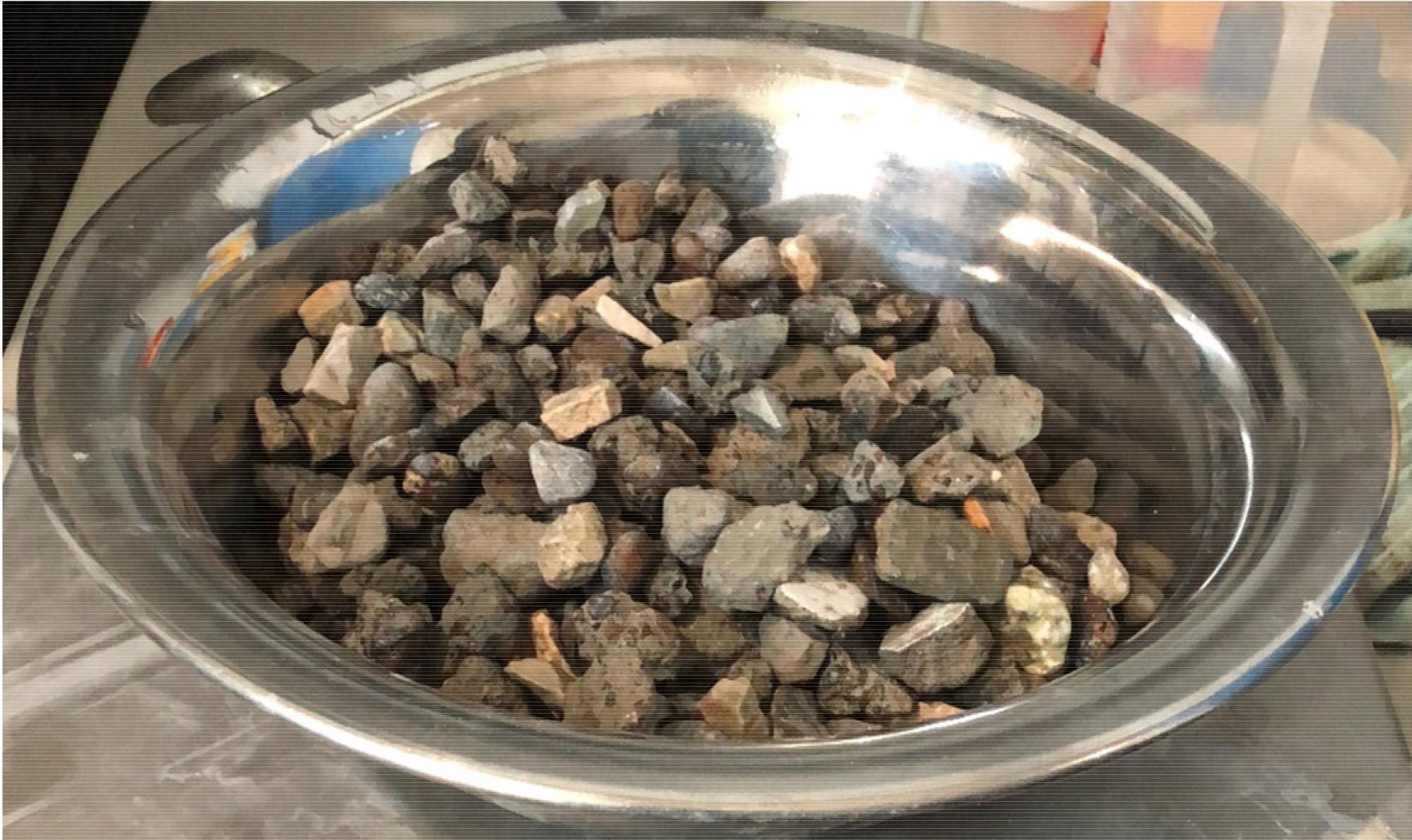 Recycled coarse aggregates.
