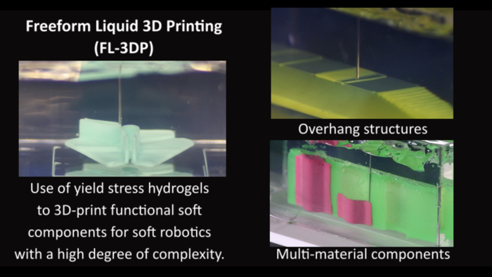New Fl-3DP to 3D Print More Robust and Geometrically Complex Components for Soft Robotics.