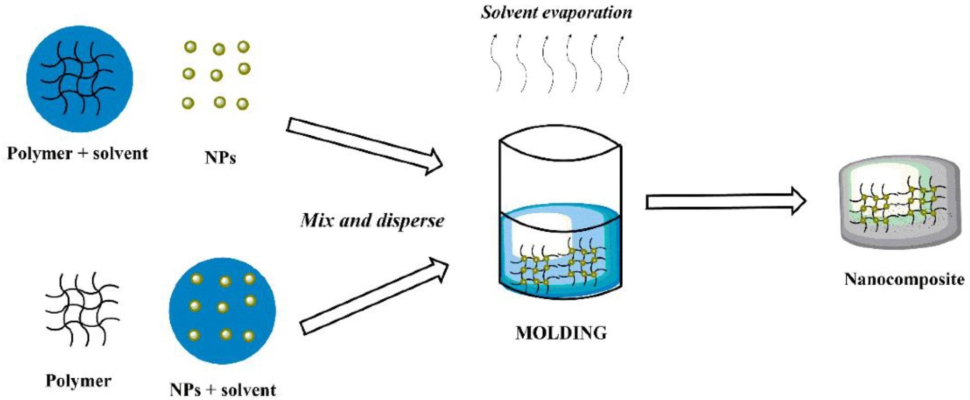 Schematic representation of molding method.
