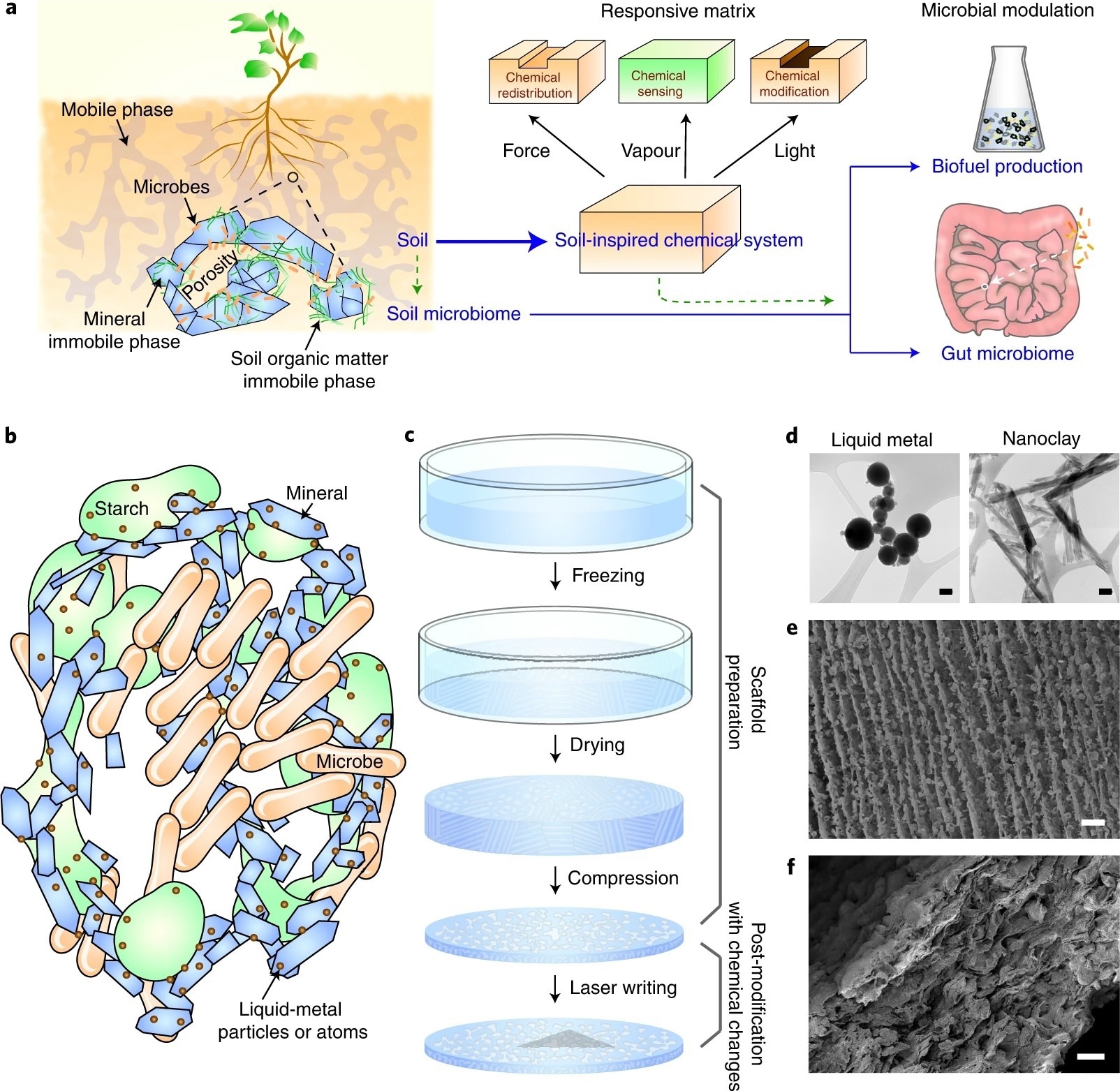 New Soil-inspired Multifunctional Chemical System