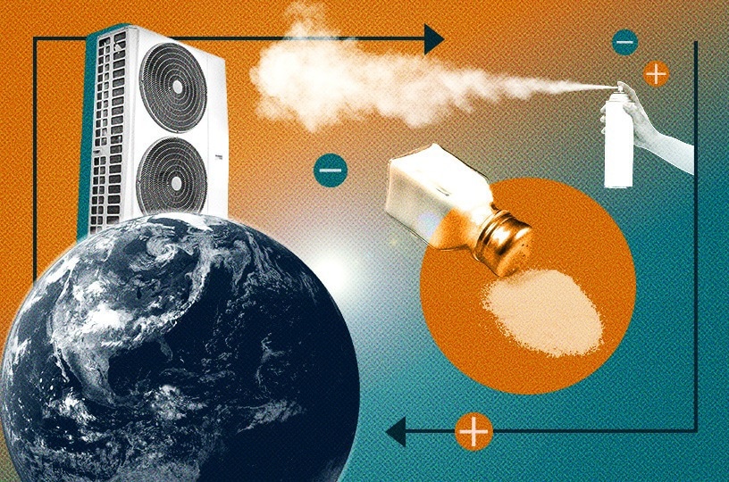 New Carbon-Negative Method for Refrigeration.