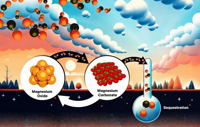 Reacted Layer on MgO Impedes Direct Air Capture of CO2