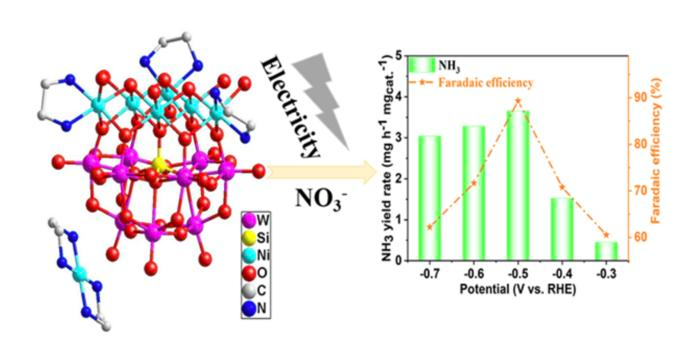 The Effective Transformation of Nitrate Pollution into Priceless Ammonia