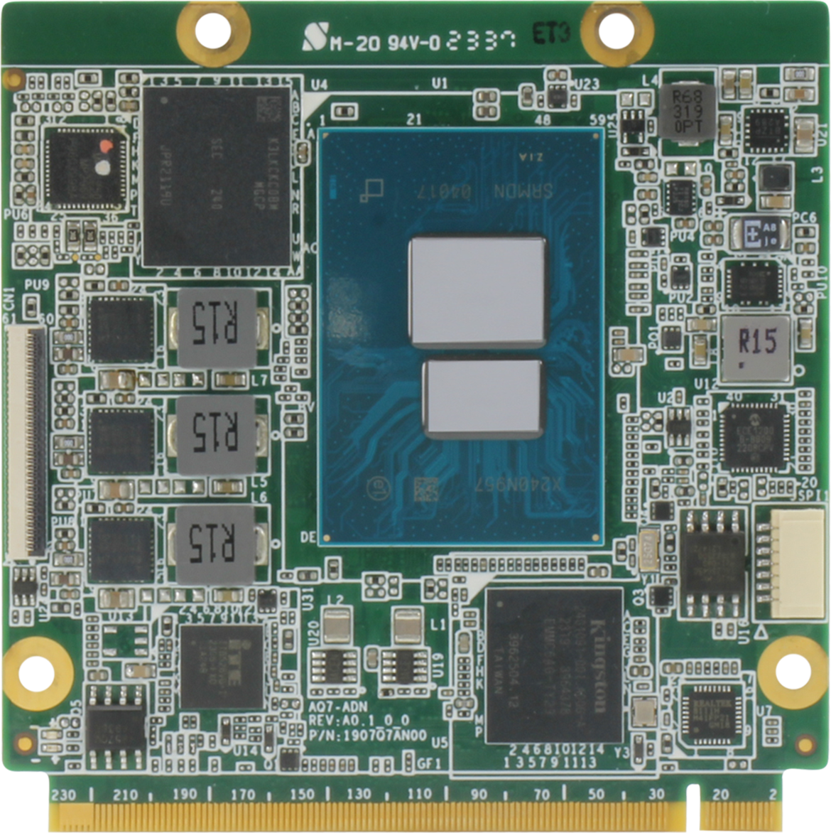 AAEON Debuts AQ7-ADN Qseven Module Featuring Intel Processor N-Series & MIPI Camera Support