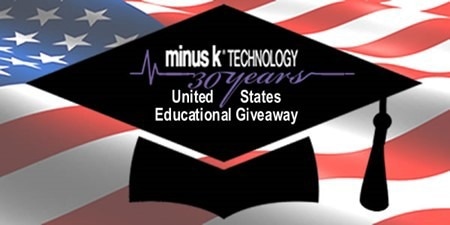Minus K Technology Announces Announces Its Ninth U.S. Educational Giveaway of Vibration Isolators to Colleges and Universities
