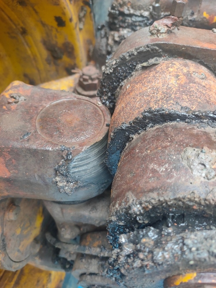 metal worn by friction