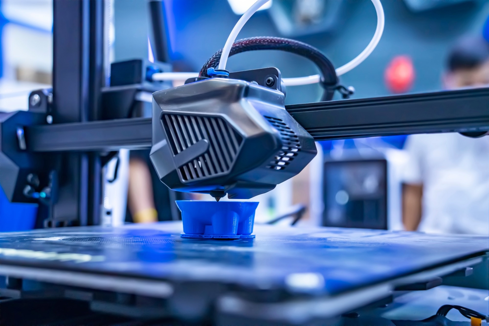 3D printer printing polymer